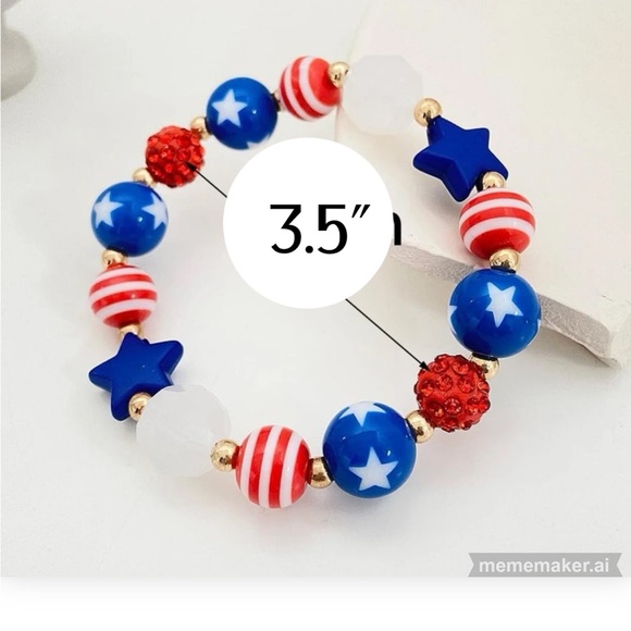 🇺🇸 Set of 6 Random American Made Bracelets for July 4th Celebrations - Picture 9 of 10